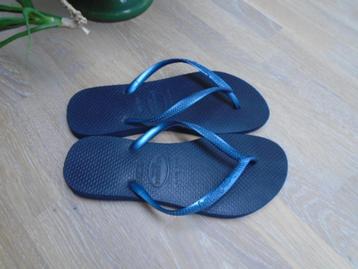 Havaianas Slim blauwe teenslippers, slippers, 35-36 smal beschikbaar voor biedingen