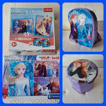 Frozen Puzzels, Memorie, Rugzak & Opbergpoef beschikbaar voor biedingen