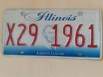 Kentekenplaat Illinois Amerika usa., Ophalen of Verzenden, Gebruikt, Auto's