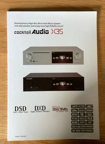 CocktailAUDIO X35 handleiding in het duits beschikbaar voor biedingen