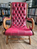 Chesterfield fauteuil, Huis en Inrichting, Fauteuils, Gebruikt, 75 tot 100 cm, 50 tot 75 cm, Ophalen