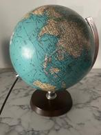 Vintage wereldbol met verlichting, Ophalen of Verzenden, Verlicht, Zo goed als nieuw
