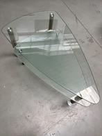 Glazen salontafel, Huis en Inrichting, Tafels | Salontafels, Ophalen, 100 tot 150 cm, 50 tot 100 cm, Modern