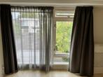 Grijze vitrage H190 cm B250 cm, Huis en Inrichting, Ophalen, Gebruikt, 200 cm of meer, 150 tot 200 cm