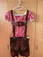 Oktoberfest lederhose + blouse dames maat XS, Ophalen of Verzenden, Zo goed als nieuw, Maat 34 (XS) of kleiner, Carnaval