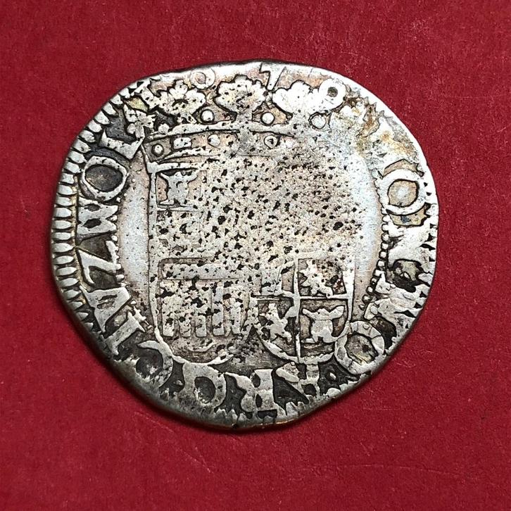 Arendschelling Zwolle 1679. Fr/ Zfr., Postzegels en Munten, Munten | Nederland, Losse munt, Overige waardes, Vóór koninkrijk, Zilver