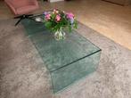 Massief glazen salontafel., Huis en Inrichting, Tafels | Salontafels, Minder dan 50 cm, Glas, 100 tot 150 cm, 150 tot 200 cm
