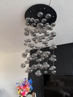 Smoked glazen bollen lamp, Ophalen of Verzenden, Zo goed als nieuw, Glas, 75 cm of meer