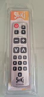Seki Grande senioren slechtziend dementie afstandsbediening, Audio, Tv en Foto, Afstandsbedieningen, Ophalen of Verzenden, Zo goed als nieuw
