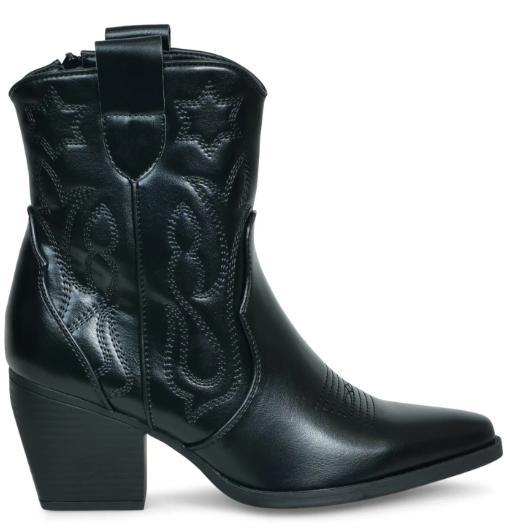 Cowboy laars Boot Star zwart maat 40, Kleding | Dames, Schoenen, Zo goed als nieuw, Hoge laarzen, Zwart, Ophalen of Verzenden