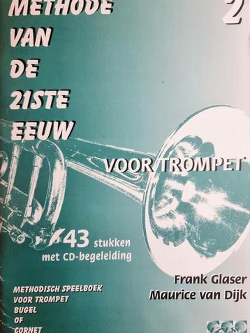 Trompet Methode 21e Eeuw Deel 2 + CD - Nieuwstaat. beschikbaar voor biedingen