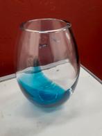 Royal Leerdam Kristal Vaas - Blauw Accent, Huis en Inrichting, Woonaccessoires | Vazen, Burgemeester Vernedelaan 9, 4141 CZ Leerdam, Netherlands