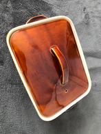 Villeroy en boch nummer 3 ovenschaal met deksel bruin., Ophalen