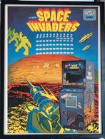 [videogame Poster in Frame] SPACE INVADERS | TAITO, Ophalen of Verzenden, Nieuw, A1 t/m A3, Film en Tv