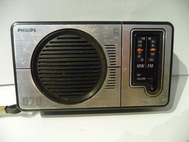 Philips 90AL070 transistorradio FM/AM. Verzending kan ook, Audio, Tv en Foto, Radio's, Ophalen