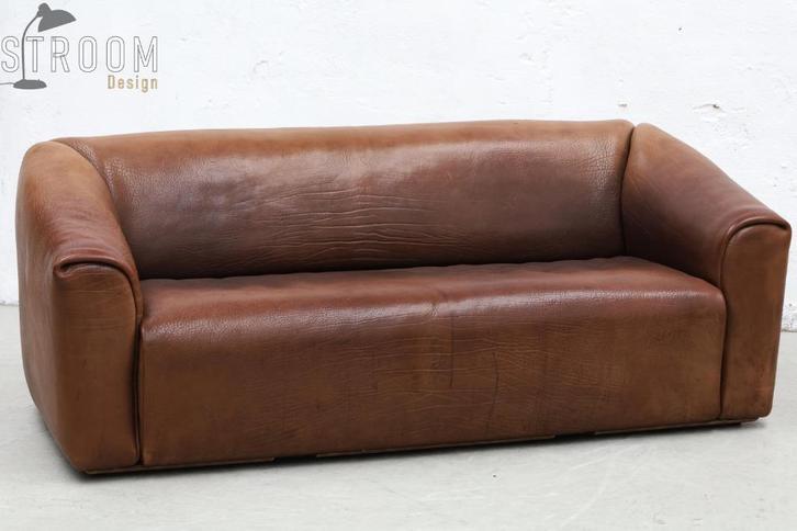 De Sede DS47 Bank Sofa Vintage Jaren 70 Design Neck Leer, Huis en Inrichting, Banken | Sofa's en Chaises Longues, Gebruikt, Driepersoons
