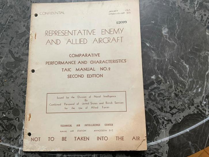 US Navy Vliegtuig Overzicht WOII - 1945, Verzamelen, Luchtvaart en Vliegtuigspotten, Ophalen of Verzenden