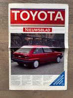 Autofolder/Brochure Toyota Nieuwsblad 1984, Ophalen of Verzenden, Nieuw, Toyota