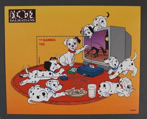 DISNEY = 101 DALMATIANS 6 = bl.v GAMBIA-YBF336, Postzegels en Munten, Postzegels | Thematische zegels, Postfris, Overige thema's
