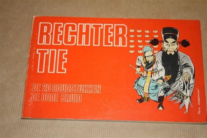 Rechter Tie - De 20 goudstukken - De dode bruid, Boeken, Stripboeken, Gelezen, Eén stripboek, Ophalen of Verzenden
