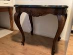 Haltafel. Zwart marmer., Antiek en Kunst, Antiek | Meubels | Tafels, Ophalen of Verzenden