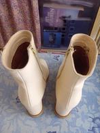 Sleehak Boots - Manfield, Wit, Ophalen of Verzenden, Manfield, Gedragen