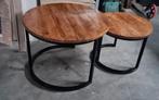 Salontafel set, Ophalen, 50 tot 100 cm, Rond, 50 tot 100 cm
