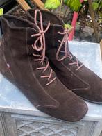 Tommy Hilfiger Zgan Laarsjes Maat 41, Ophalen of Verzenden, Zo goed als nieuw, Bruin, Lage of Enkellaarzen