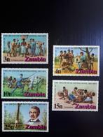 Zambia - 3n 4n 10n 15m 25n - the death of dr. Livingstone, Postzegels en Munten, Postzegels | Afrika, Zambia, Verzenden, Postfris