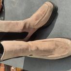 Creme kleurige suède laarsjes., Ophalen of Verzenden, Zo goed als nieuw, Beige
