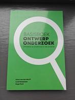 Basisboek Ontwerp Onderzoek - Onderwijs in de praktijk, Ophalen of Verzenden, Zo goed als nieuw, HBO, Anne van der Werff, Luuk Kampman, Hugo Pont