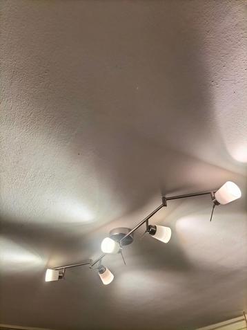 IKEA plafondlamp met spotjes (TIDIG)
