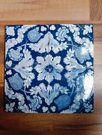 Friese Tegels Tableau antiek - Anjer & Kievietsbloem, Antiek en Kunst, Ophalen of Verzenden