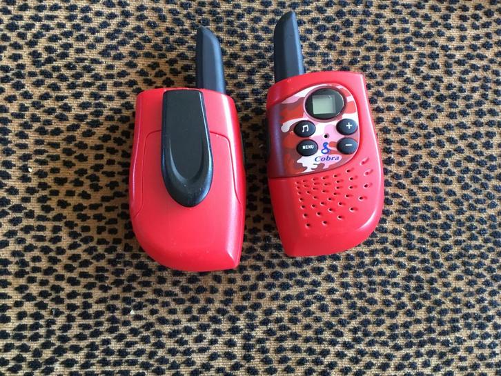 Walkie Talkie Set - Cobra, Telecommunicatie, Portofoons en Walkie-talkies, Gebruikt, Portofoon of Walkie-talkie, Minder dan 2 km