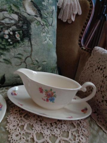 Brocante Sauskom van Regout Model Boudewijn ** Mimosa ** beschikbaar voor biedingen