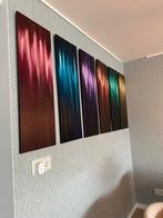 Modern Kunst: Zes Delige schilderijen set, Antiek en Kunst, Ophalen of Verzenden