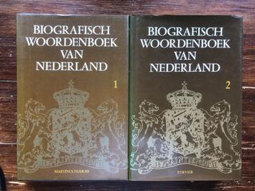 Biografisch woordenboek van Nederland deel 1 en 2 1979-1985 beschikbaar voor biedingen