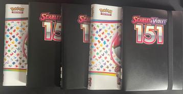  Pokémon 151 - Incomplete Master Base Sets + Promo’s  beschikbaar voor biedingen