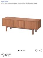Teab. Stockholm ikea tv meubel. 160 breed, 40 diep, 50 hoog., Huis en Inrichting, Kasten | Dressoirs, Ophalen, Gebruikt, 25 tot 50 cm