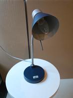 Donkerblauwe bureaulamp, Huis en Inrichting, Lampen | Tafellampen, Ophalen, Zo goed als nieuw, Metaal, Minder dan 50 cm