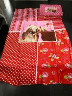 Dekbedovertrek 1 persoons - Paardenprint, Meisje, Dekbedovertrek, Ophalen of Verzenden, Zo goed als nieuw