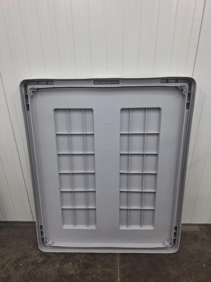 stapelbak deksel kunststof 1200x1000 4 stuks, Doe-het-zelf en Verbouw, Kratten en Dozen, Zo goed als nieuw, Overige typen, 100 cm of meer