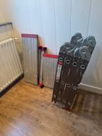 Aluminium ladder - Opvouwbaar/Inschuifbaar 3.46m, Doe-het-zelf en Verbouw, Ladders en Trappen, Ophalen, Gebruikt, Ladder, Opvouwbaar of Inschuifbaar