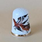 Caverswall vingerhoedje met vogels, Verzamelen, Vingerhoedjes, Verzenden, Zo goed als nieuw