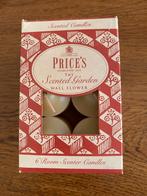 6 Geurkaarsen Merk: "Price's" 'Scented Garden Wall Flower', Ophalen of Verzenden, Nieuw, Overige materialen, Minder dan 25 cm