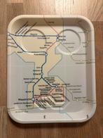 NS Upcycle / NS-Upcycle dienblad treinkaart Limburg, Ophalen of Verzenden, Zo goed als nieuw, Rond, Hout