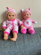 2 zachte baby poppen 42 cm en 30 cm, Ophalen of Verzenden, Zo goed als nieuw, Babypop