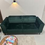 Gratis bezorging - Groene velours banken - Gereinigd, Ophalen, Tweepersoons, 75 tot 100 cm, Zo goed als nieuw