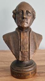 Ds.dirk van der hoff bronzen beeld 18 cm hoog, Antiek en Kunst, Ophalen of Verzenden