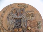 Wanddecoratie uilen Rheinfelden keramiek zestiger jaren 1960, Ophalen of Verzenden